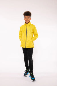 Mac In A Sac Kids Origin 2 Waterproof Jacket (Yellow)(Ages 2-13)