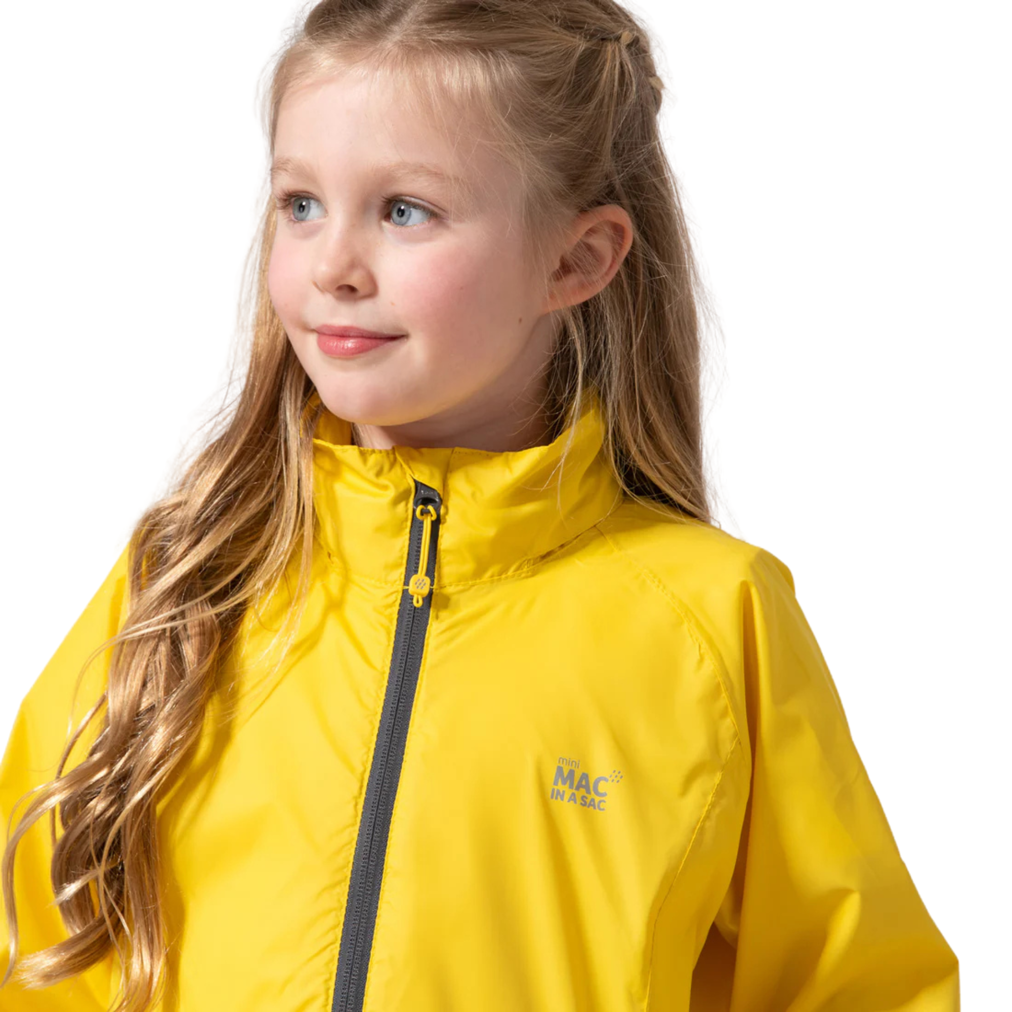 Mac In A Sac Kids Origin 2 Waterproof Jacket (Yellow)(Ages 2-13)