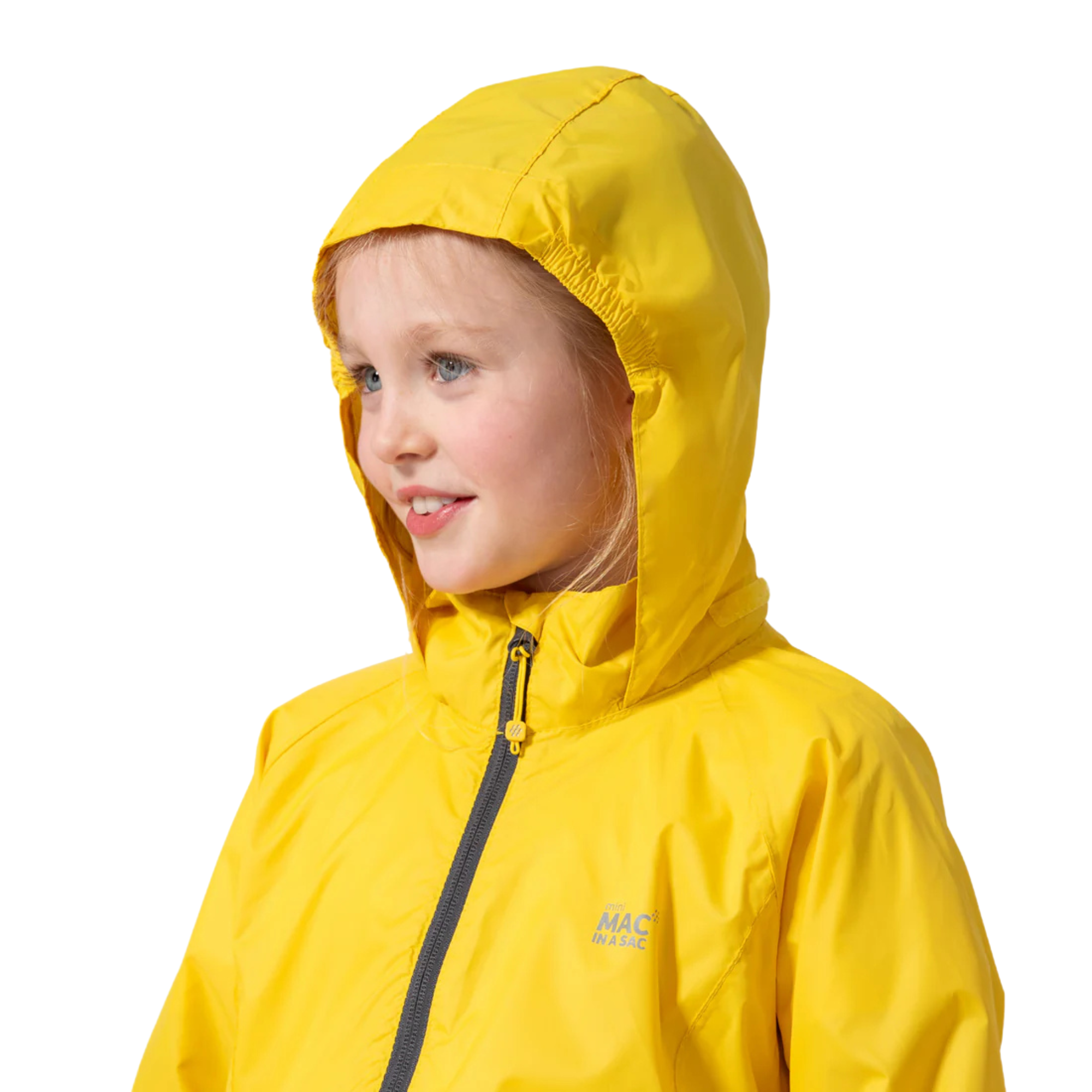 Mac In A Sac Kids Origin 2 Waterproof Jacket (Yellow)(Ages 2-13)