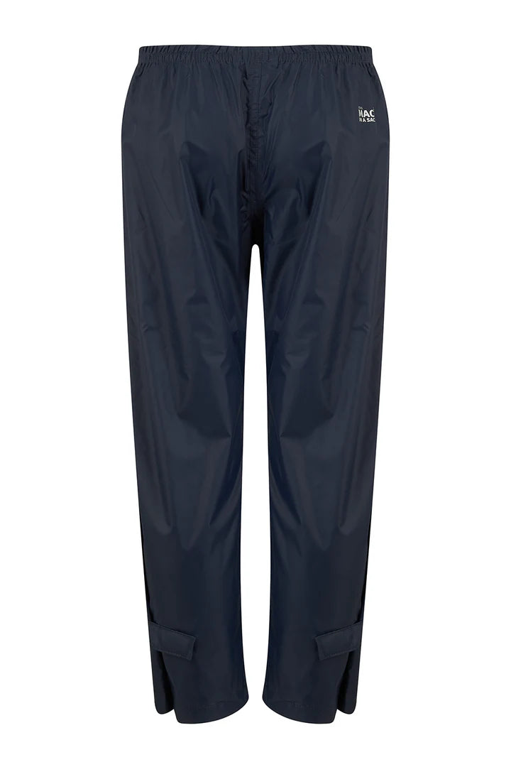 Mac In A Sac Kids Origin 2 Waterproof Rain Trousers (Navy)(Ages 2-13)