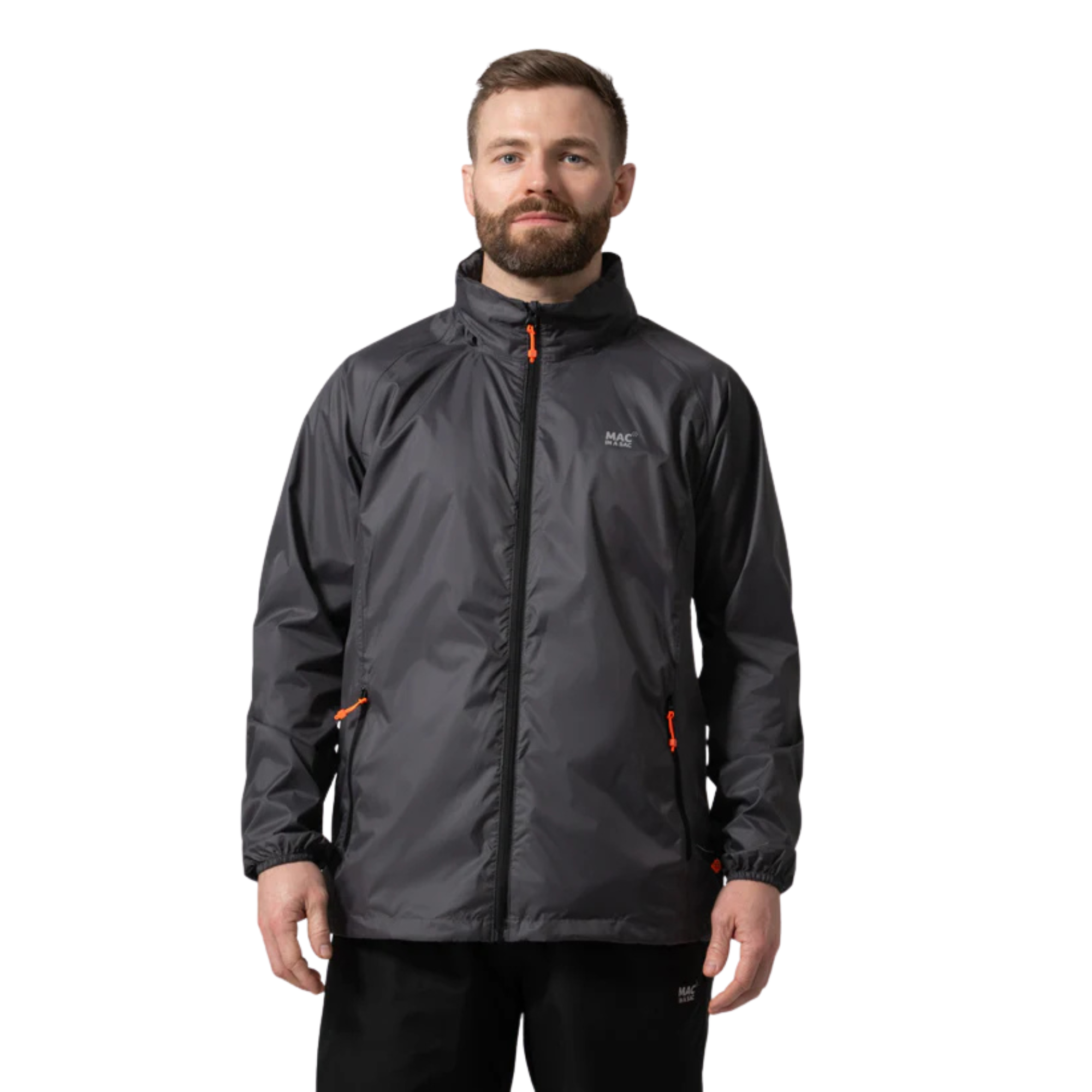 Mac In A Sac Unisex Origin 2 Waterproof Jacket (Charcoal)