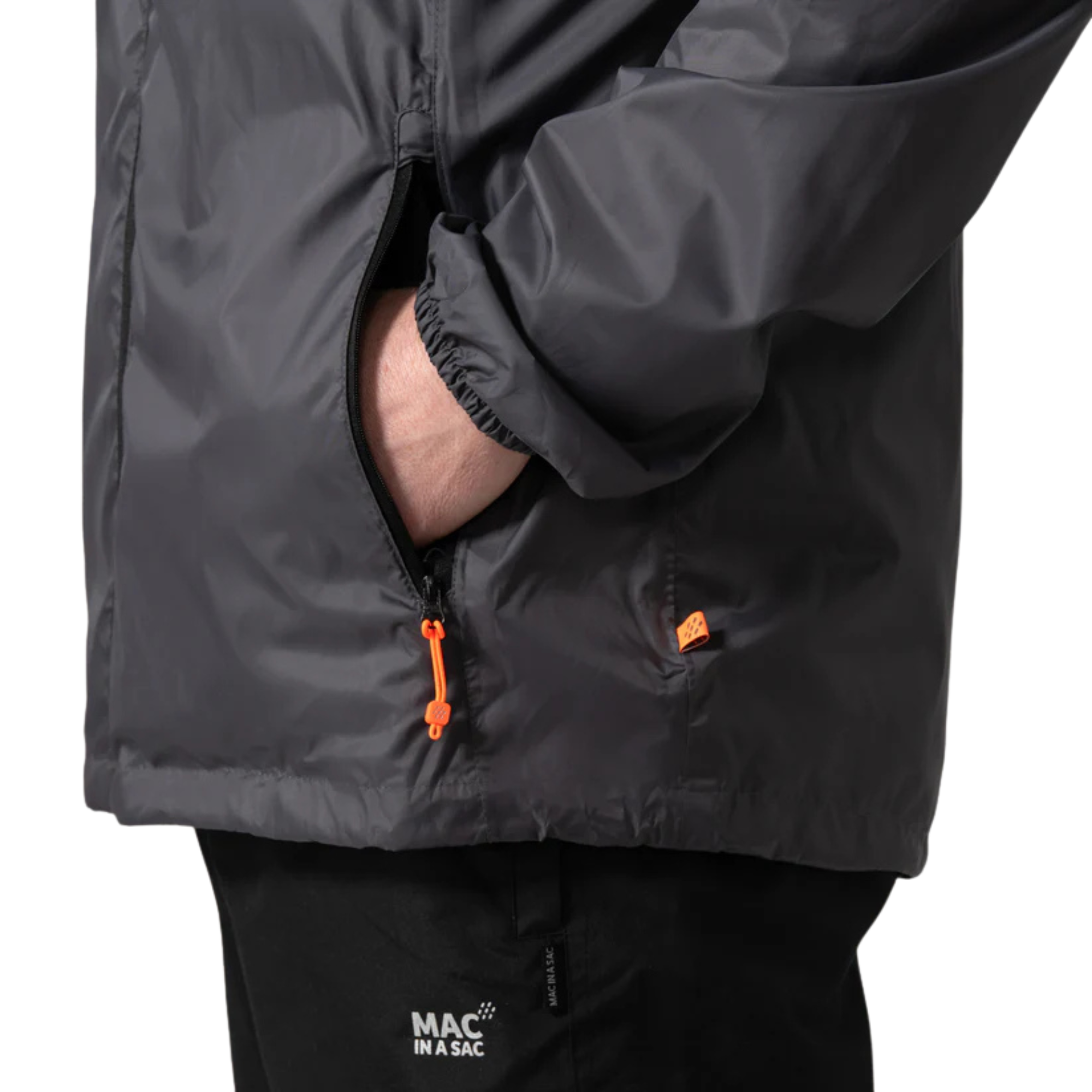 Mac In A Sac Unisex Origin 2 Waterproof Jacket (Charcoal)