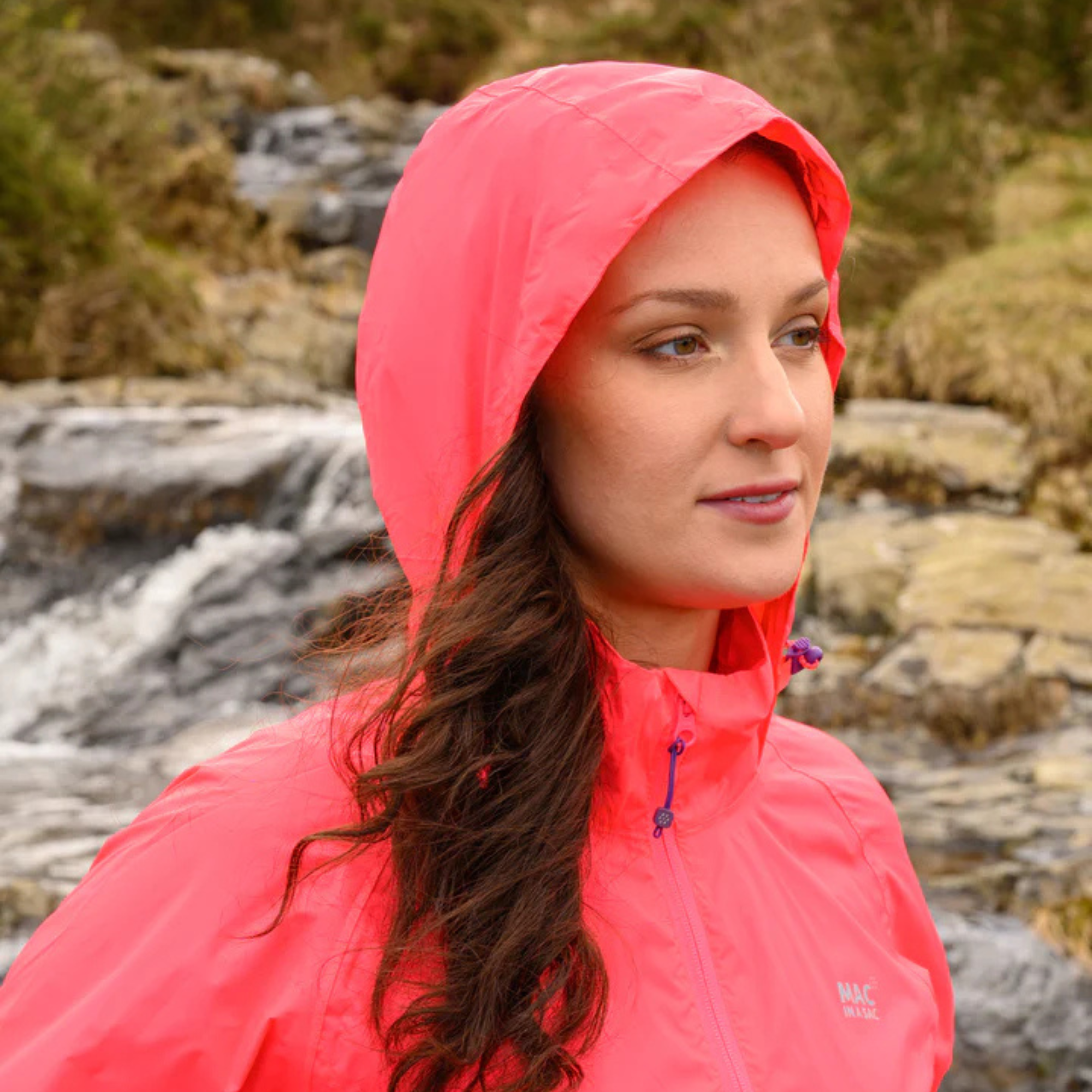 Mac In A Sac Unisex Origin 2 Waterproof Jacket (Neon Watermelon)