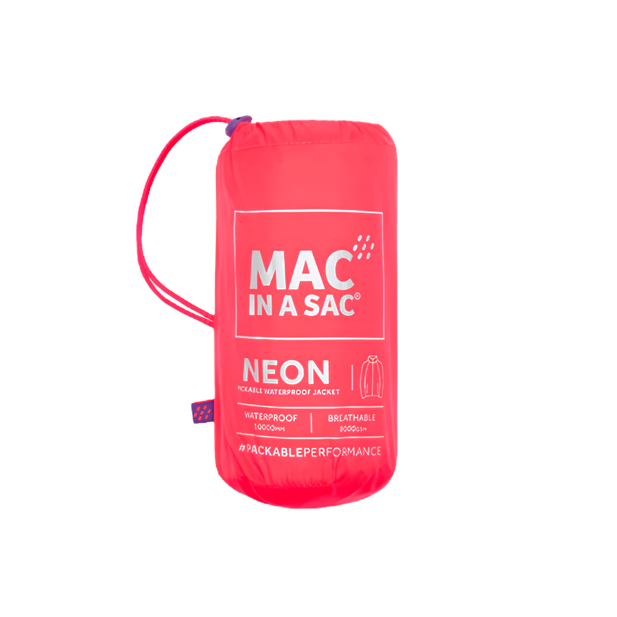 Mac In A Sac Unisex Origin 2 Waterproof Jacket (Neon Watermelon)