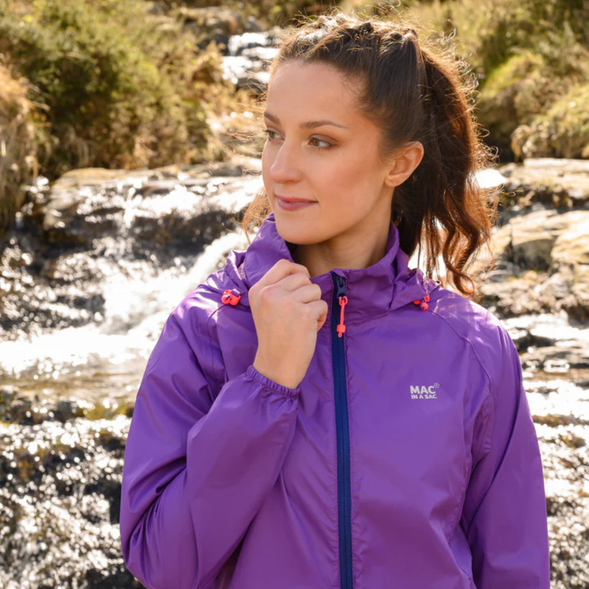 Mac In A Sac Unisex Origin 2 Waterproof Jacket (Purple)
