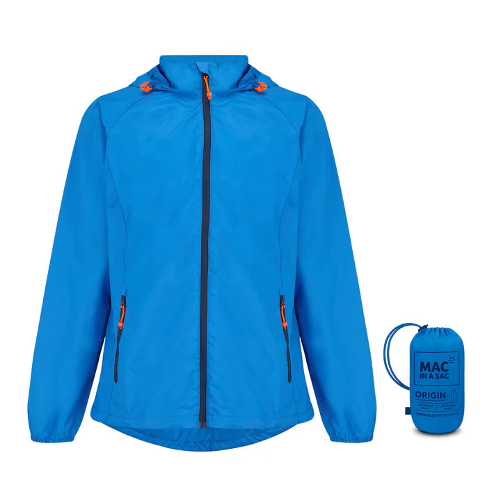 Mac In A Sac Unisex Origin 2 Waterproof Jacket (Ocean)