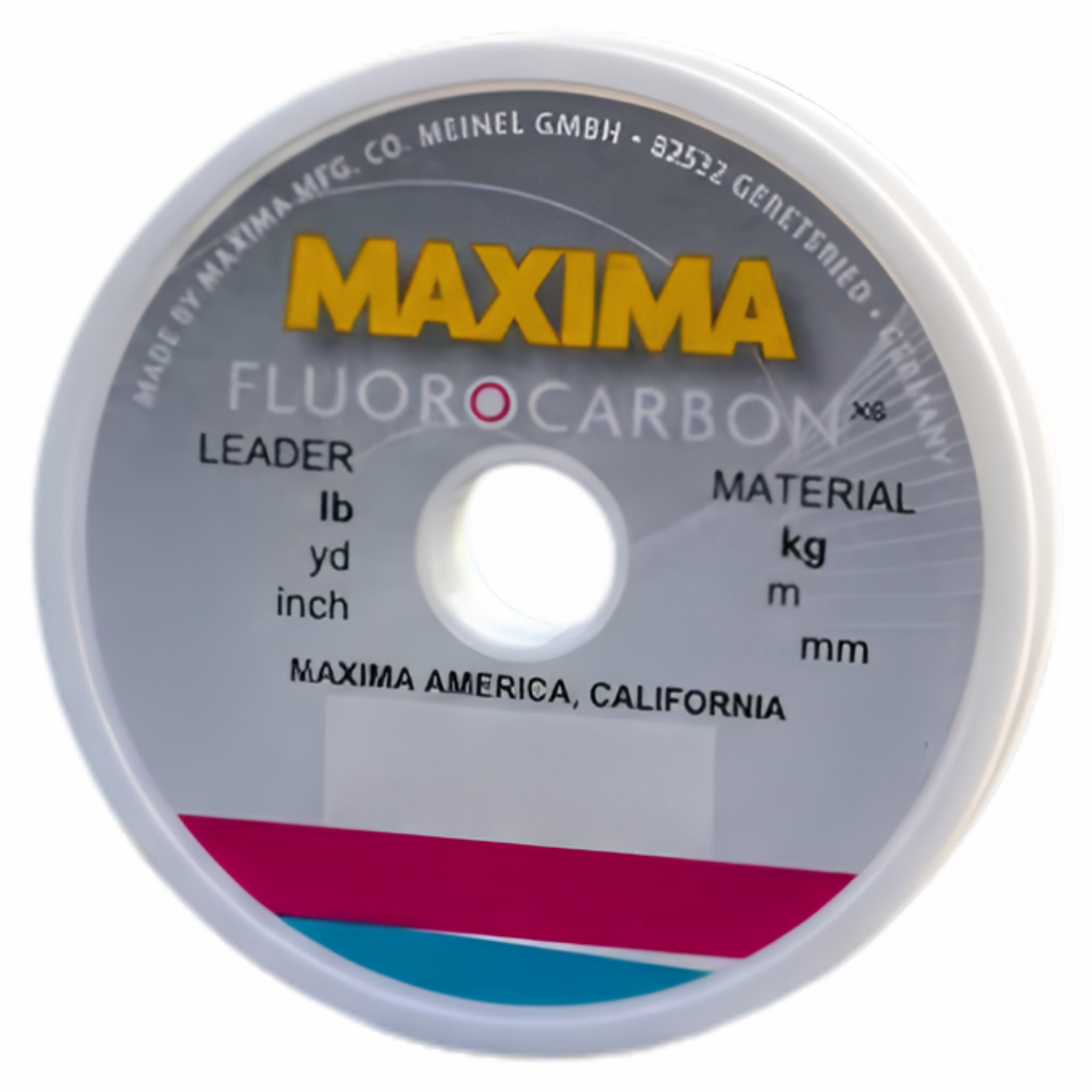 Maxima White Fluorocarbon Line 25m Angling Fishing Line