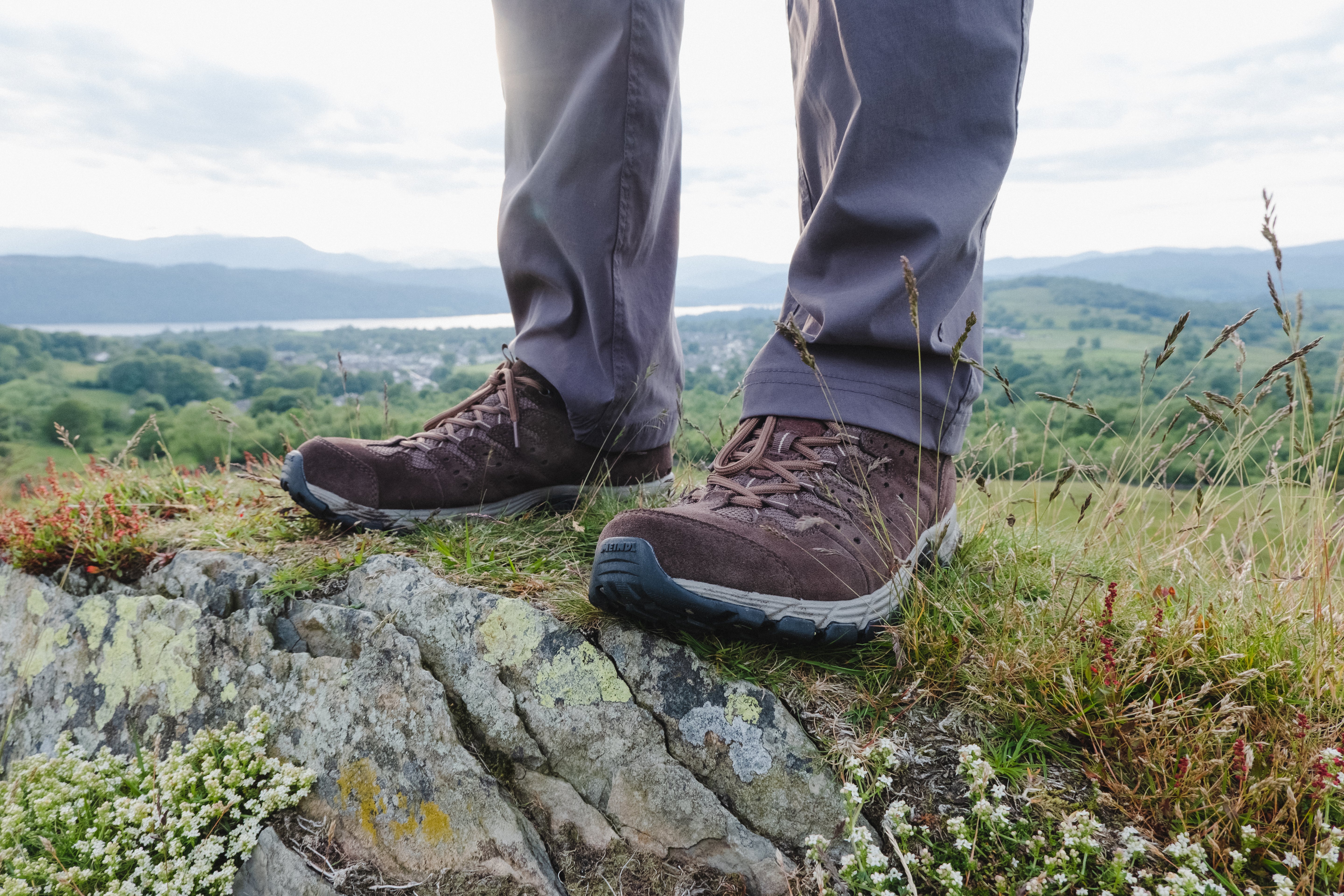 Meindl Men's Rapide Gore-Tex Trail Shoes (Dark Brown)