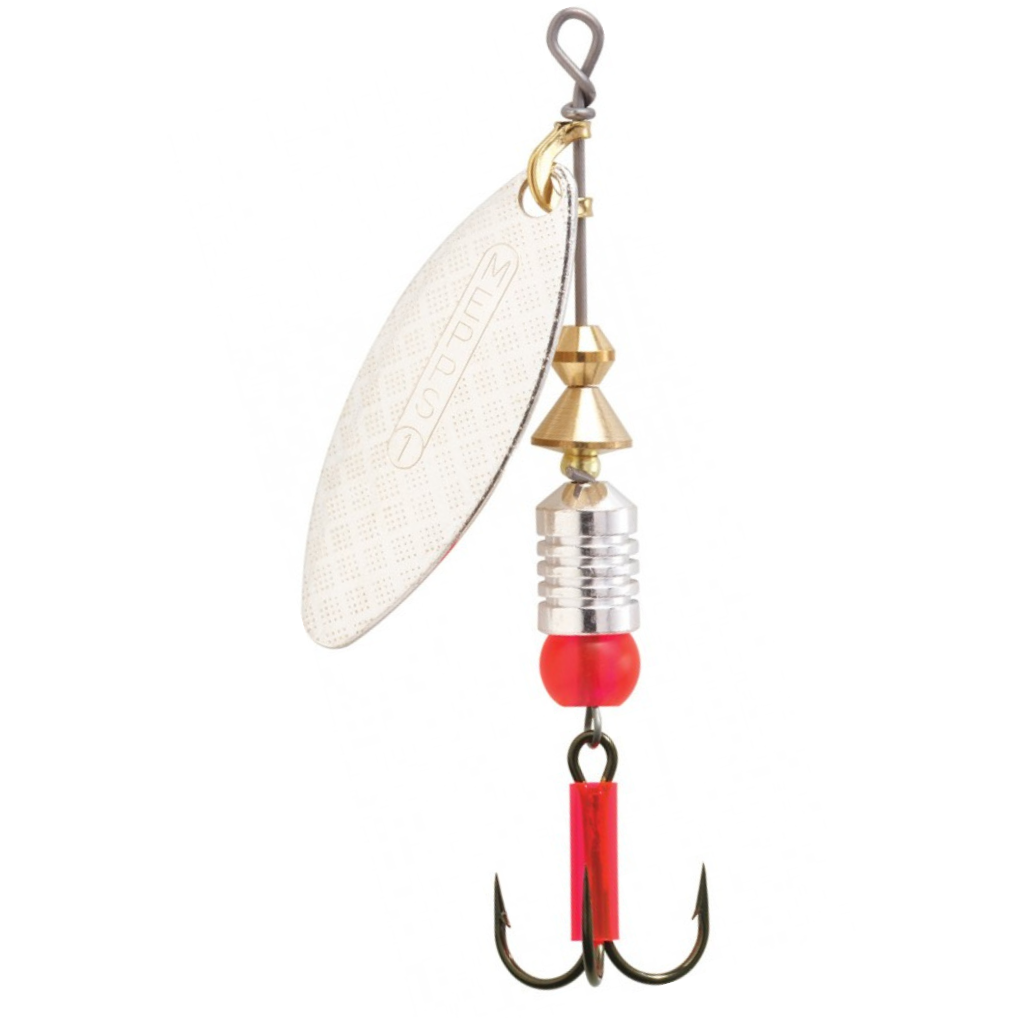 Mepps Aglia Long Spinning Metal Lure (4.5g/Size 2)(Silver)