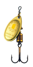 Load image into Gallery viewer, Mepps Aglia Original Spinning Metal Lure (3.5g/Size 1)(Gold)
