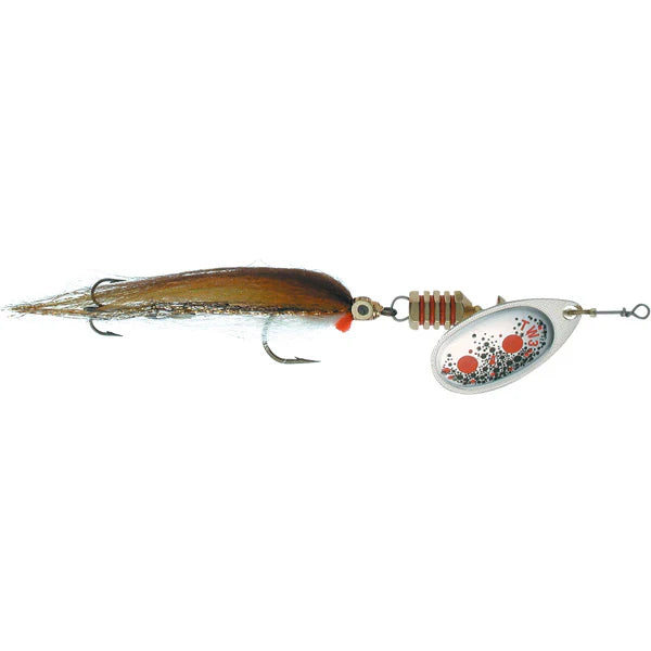 Mepps Aglia TW Streamer Spinning Metal Lure (#2/4.7g)(Silver)