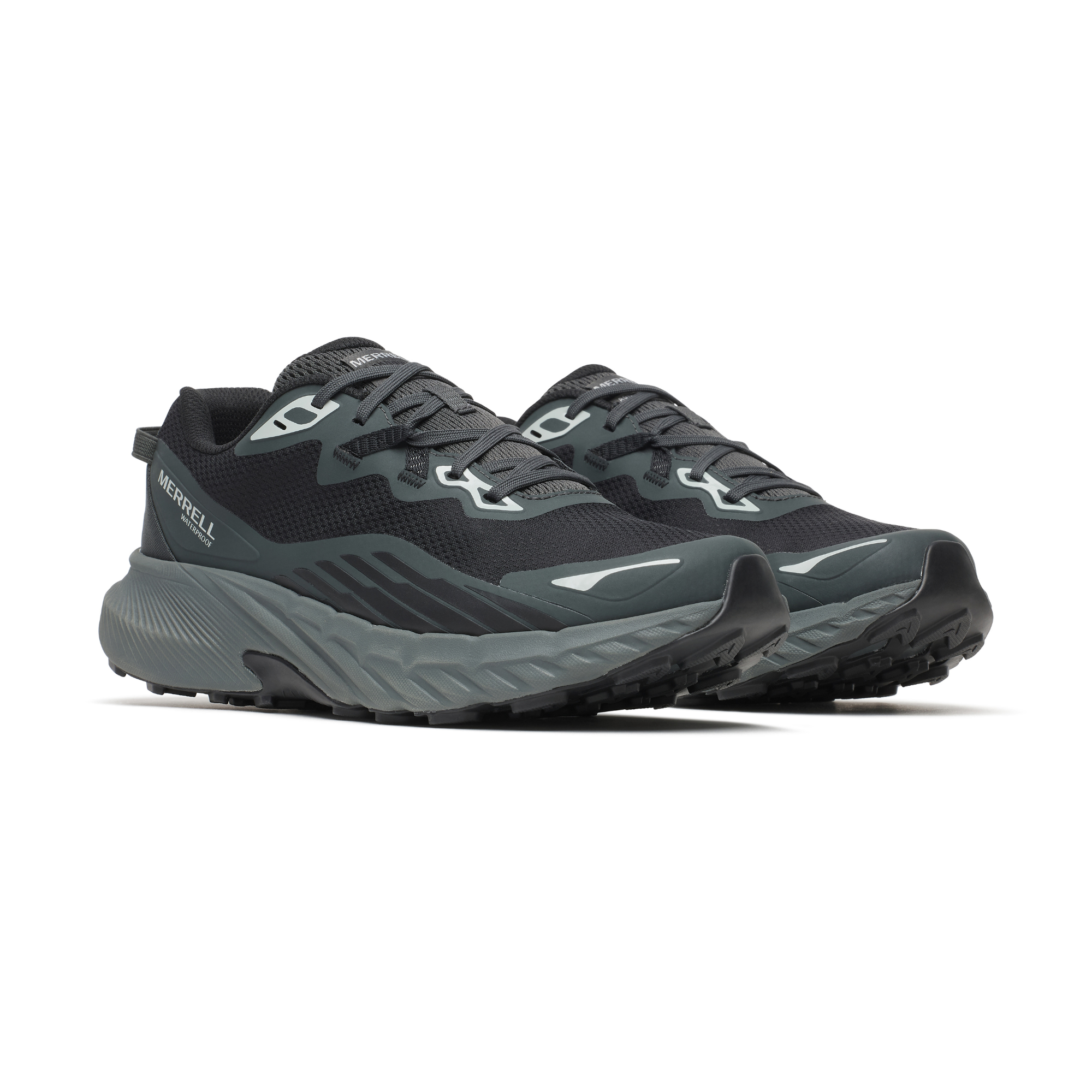 Merrell Men's Agility Trail Waterproof Trail Running Shoes (Black)