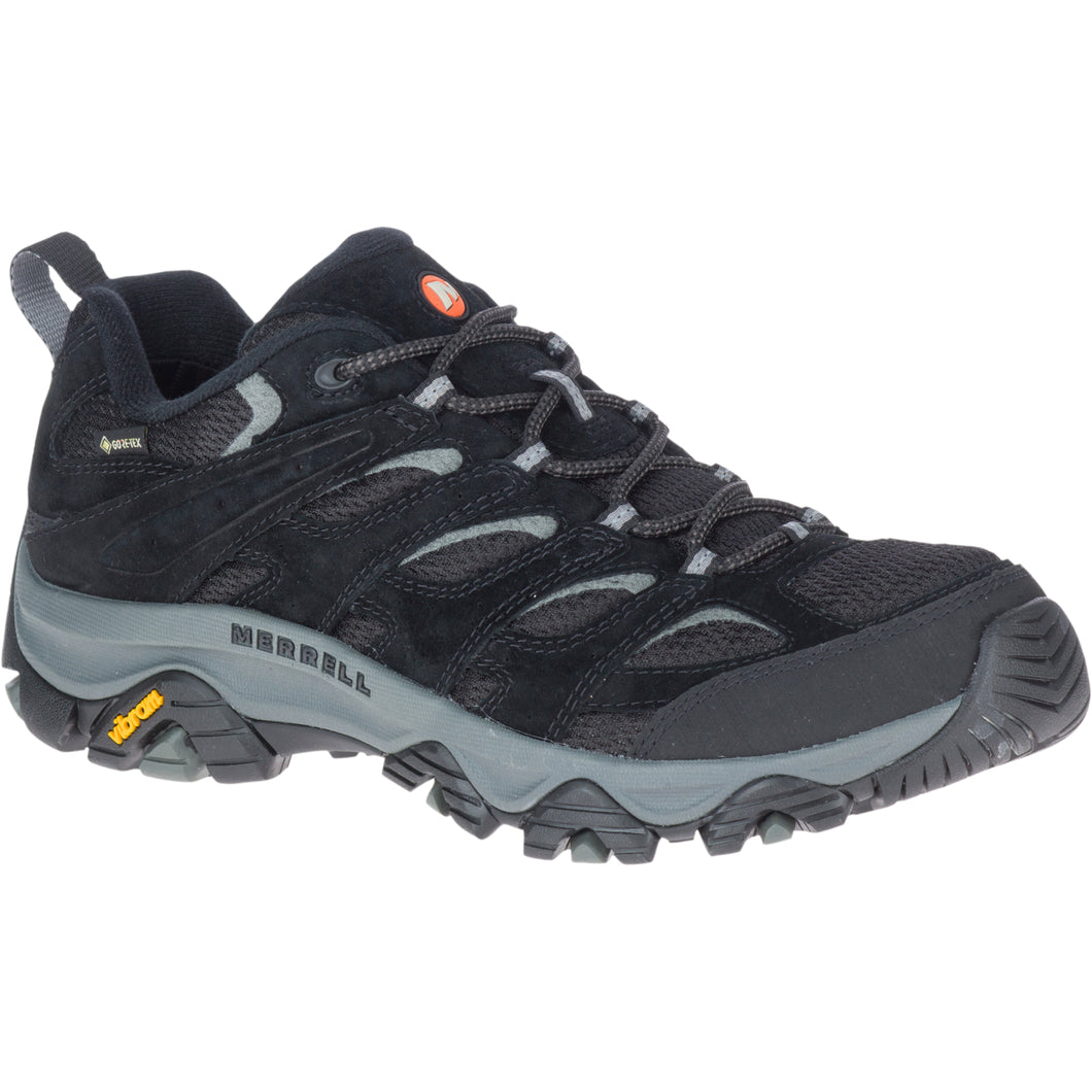 Merrell Men's Moab 3 Gore-Tex Trail Shoes (Black/Grey)