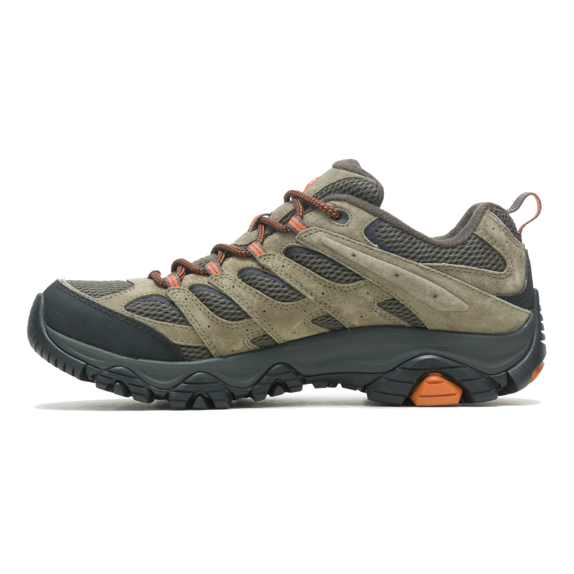 Merrell Men's Moab 3 Gore-Tex Wide Fit Trail Shoes (Olive)