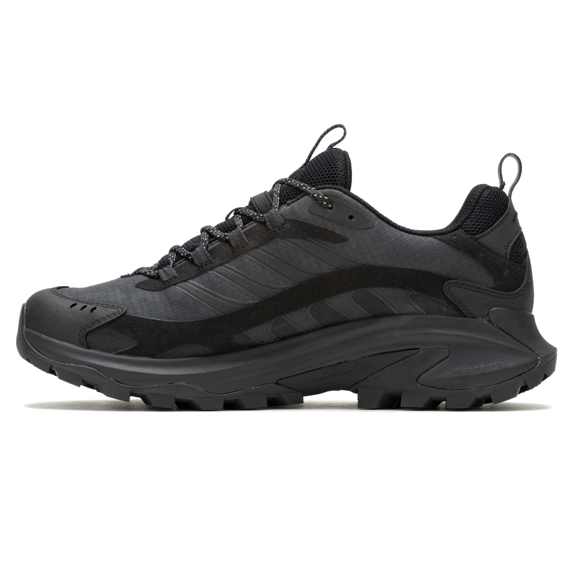 Merrell Men's Moab Speed 2 Vegan Gore-Tex Trail Shoes (Black)