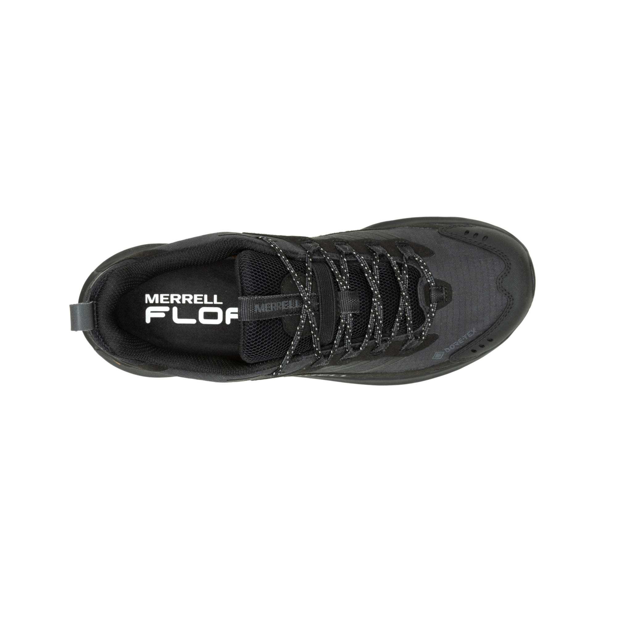 Merrell Men's Moab Speed 2 Vegan Gore-Tex Trail Shoes (Black)