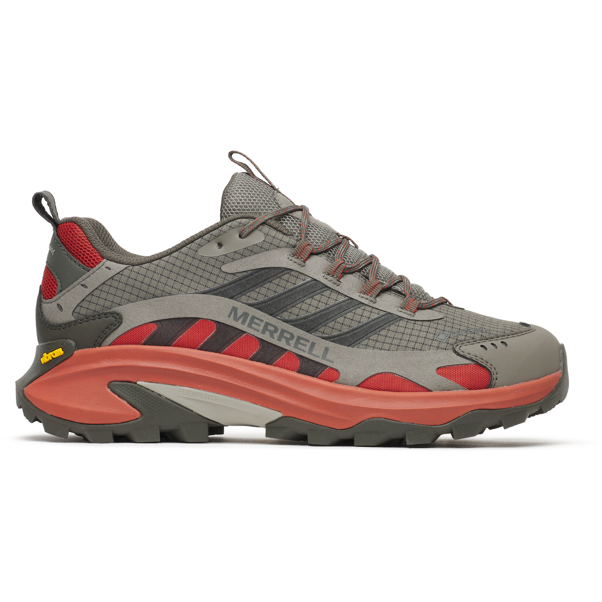 Merrell Men's Moab Speed 2 Vegan Gore-Tex Trail Shoes Talus Ember J00005806