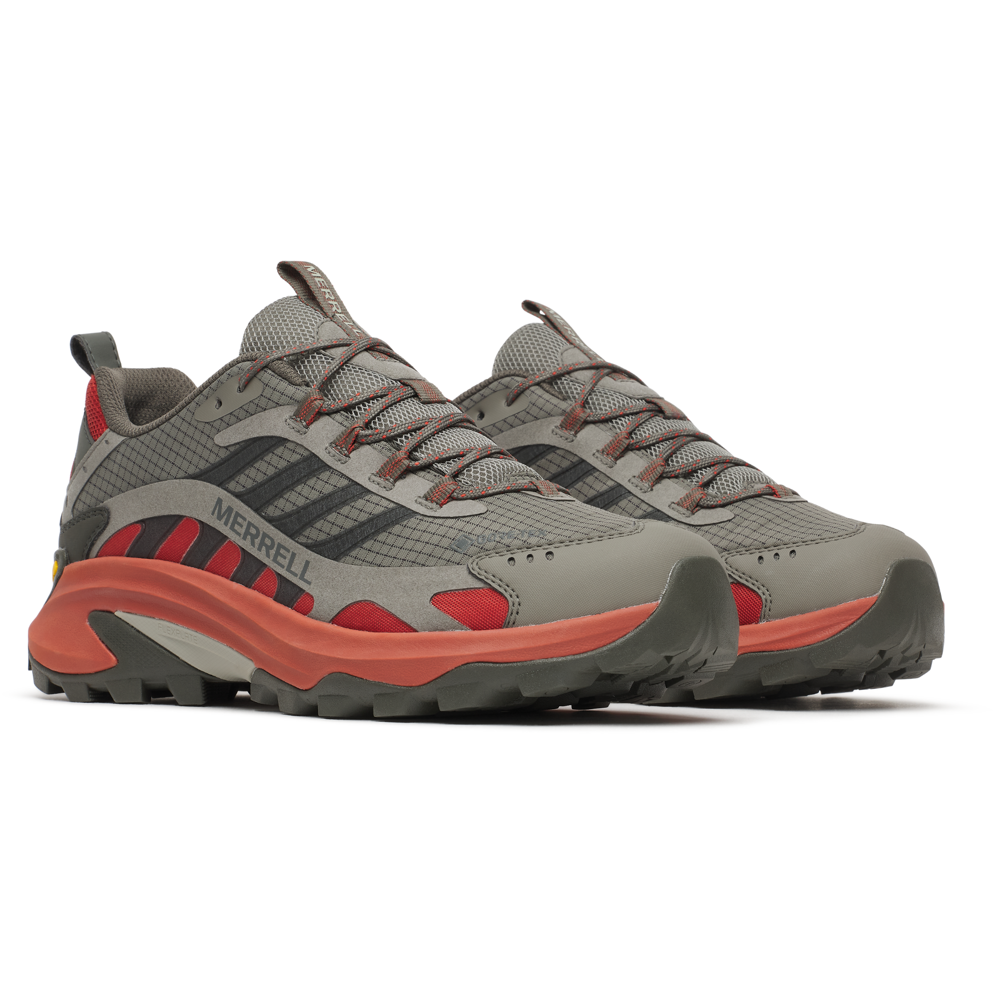 Merrell Men's Moab Speed 2 Vegan Gore-Tex Trail Shoes Talus Ember J00005806