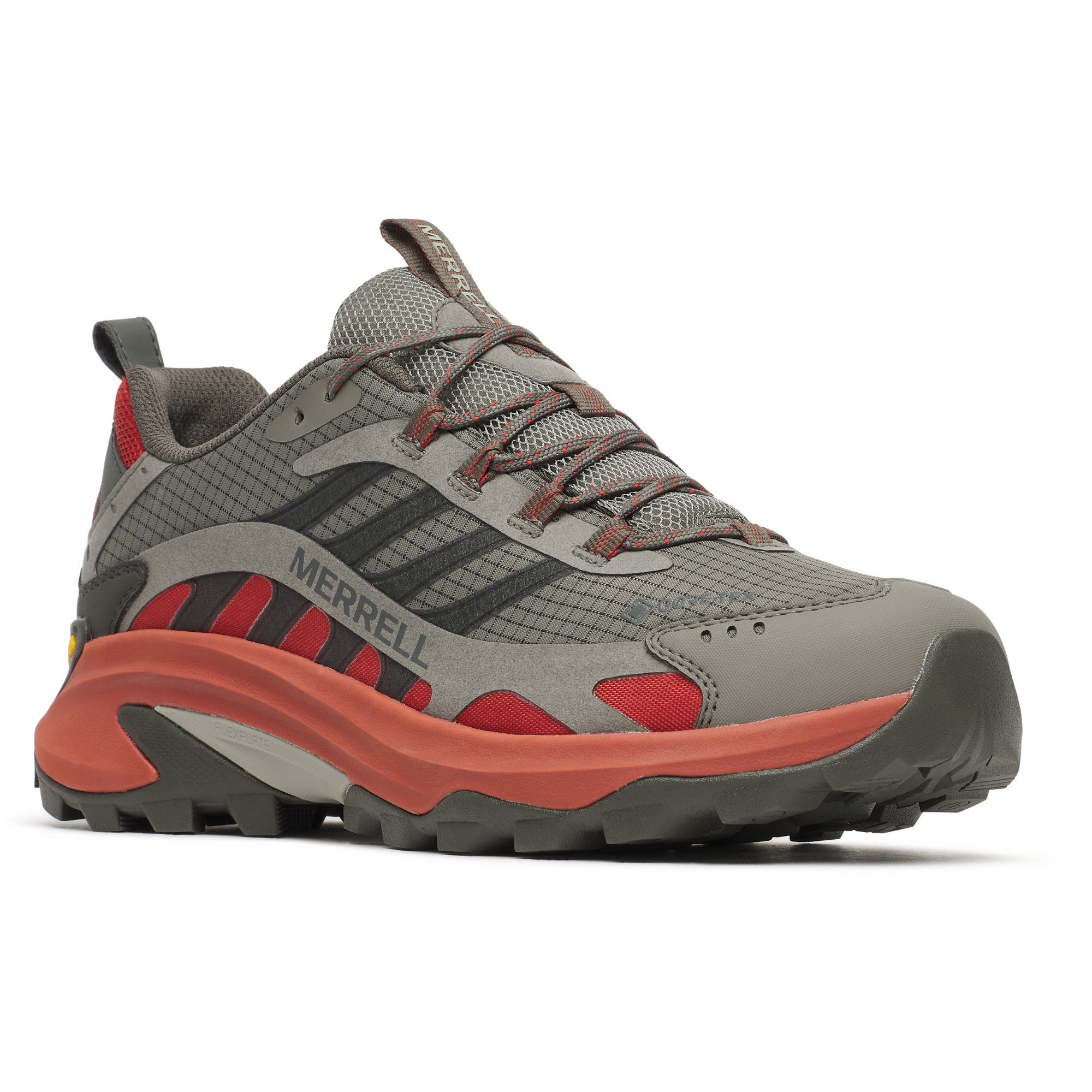 Merrell Men's Moab Speed 2 Vegan Gore-Tex Trail Shoes Talus Ember J00005806