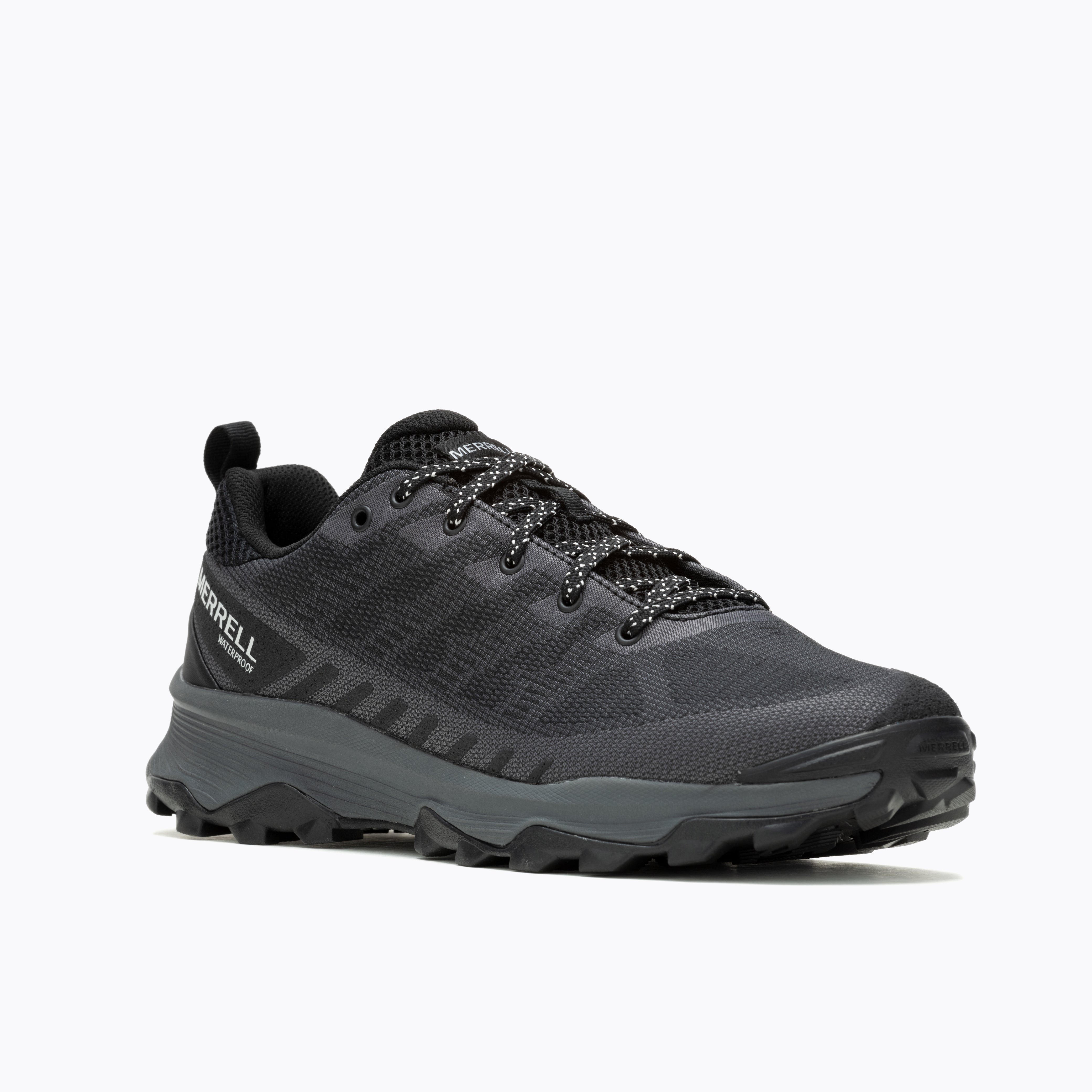 Black merrell men's shoes on sale