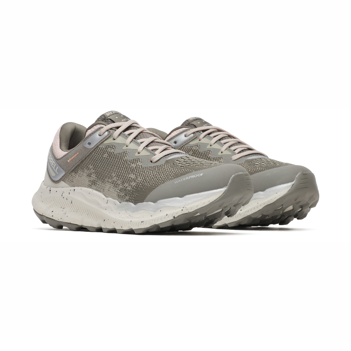 Merrell Women's Antora 4 Vegan Waterproof Trail Running Shoes (Talus)