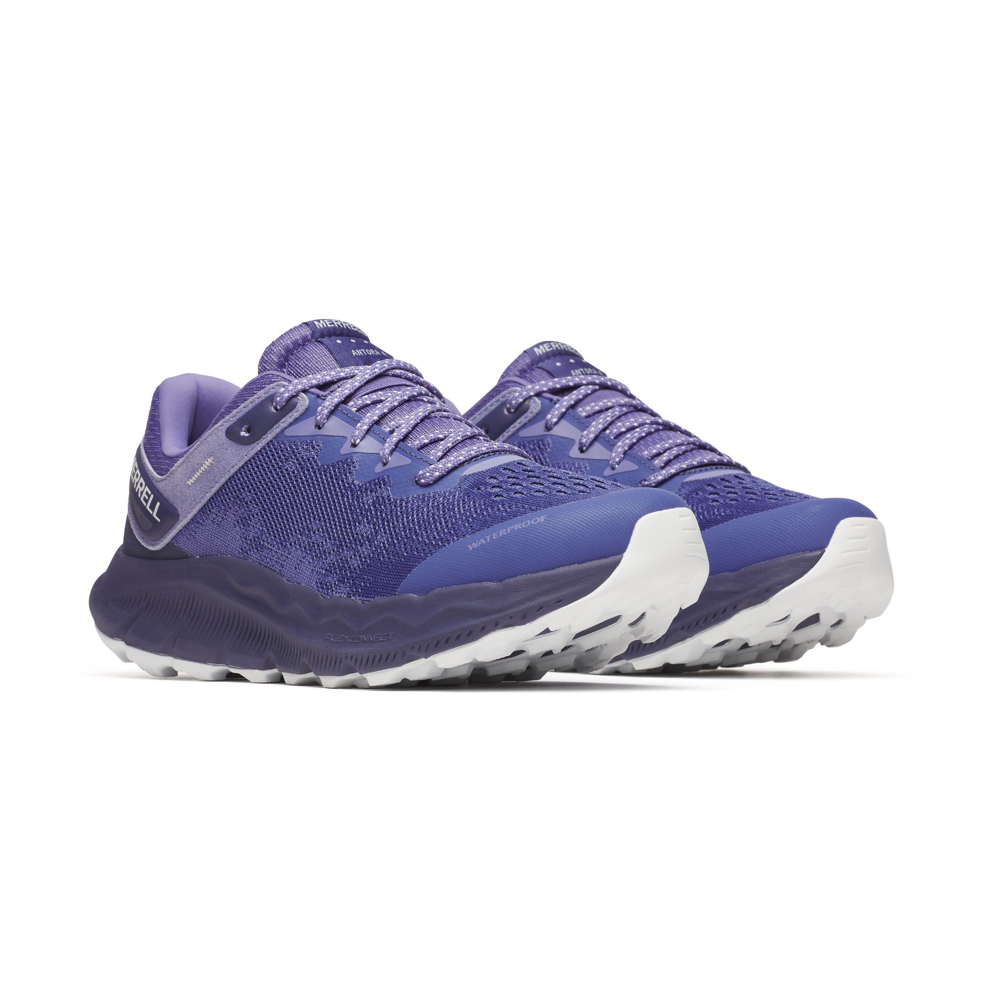 Merrell Women's Antora 4 Vegan Waterproof Trail Walking/Running Shoes (Shadow)