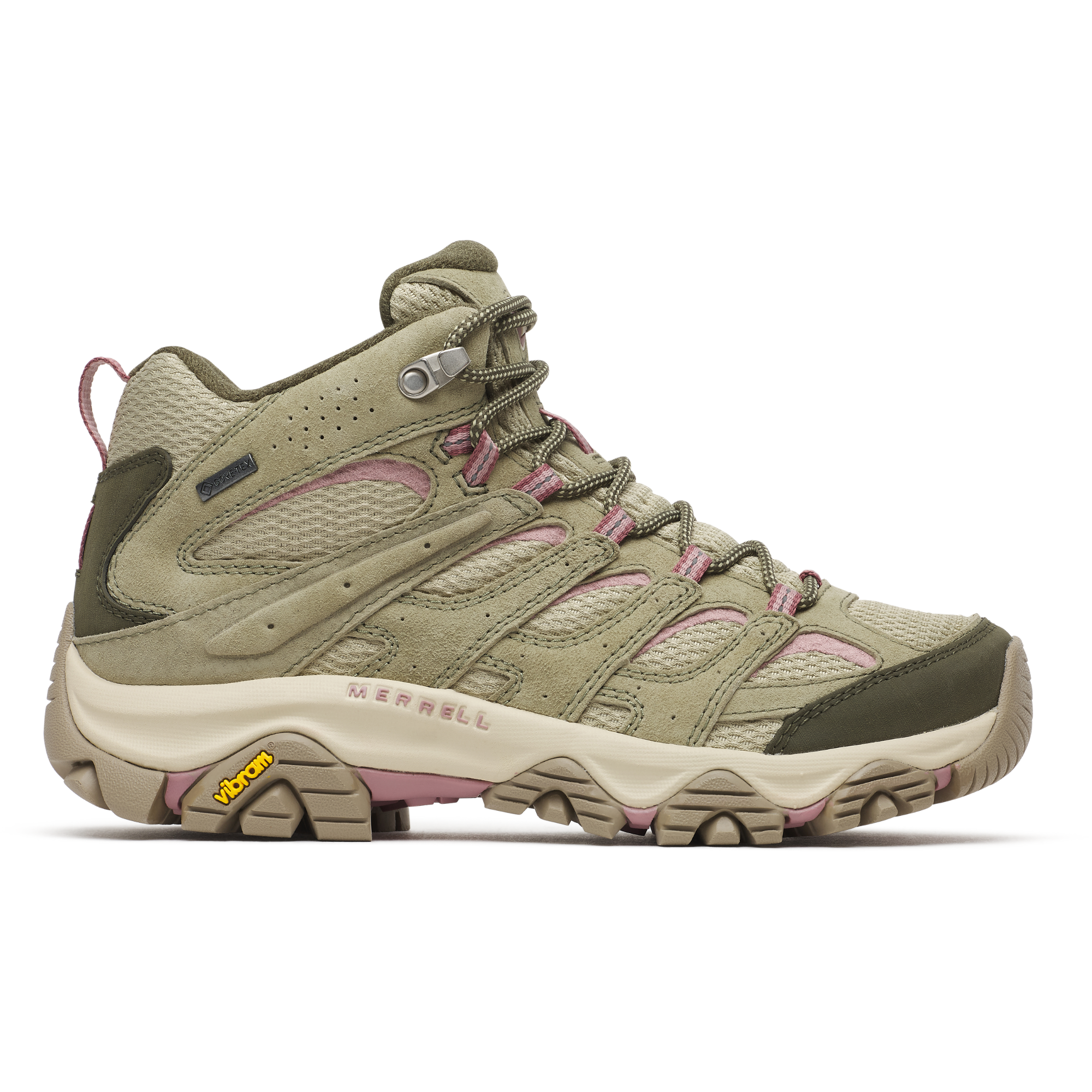 Merrell Women's Moab 3 Gore-Tex Mid Trail Boots Olivine J00005416