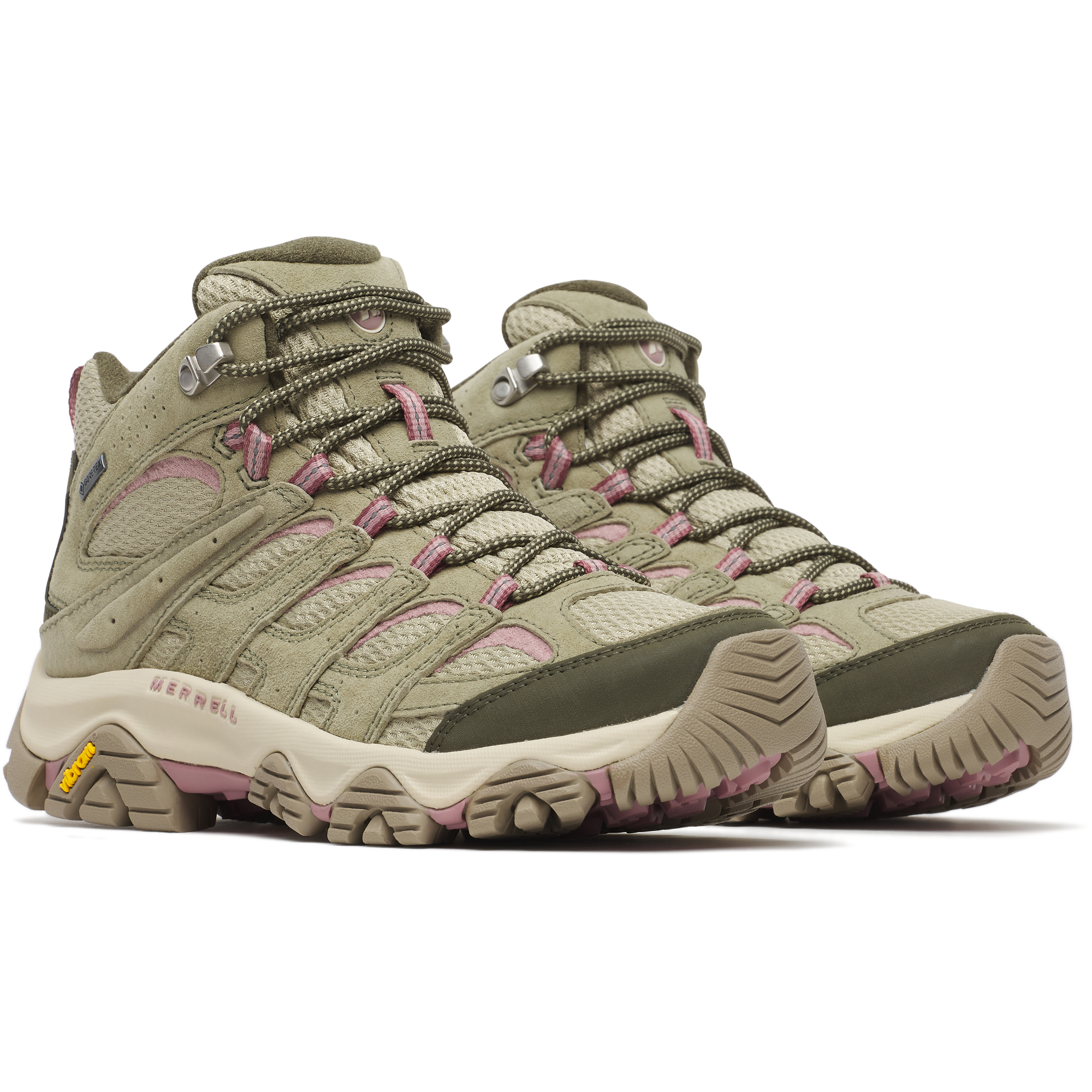 Merrell Women's Moab 3 Gore-Tex Mid Trail Boots Olivine J00005416