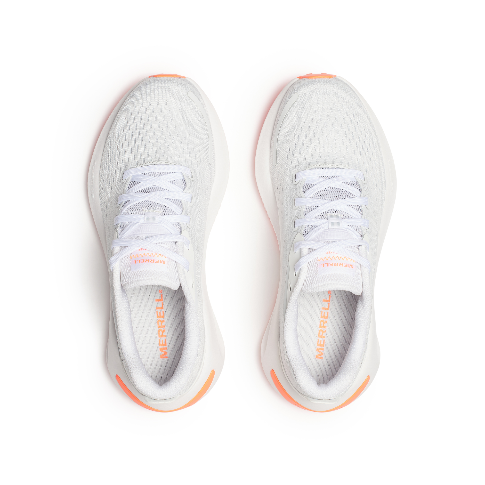 Merrell Women's Morphlite Vegan Friendly Trail Running Shoes (White/Flare)