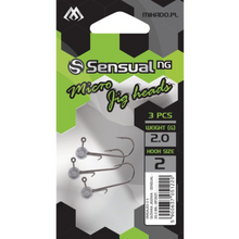 Load image into Gallery viewer, Mikado Sensual NG Micro Jig Head Hook (5g/#6)(3 Pack)
