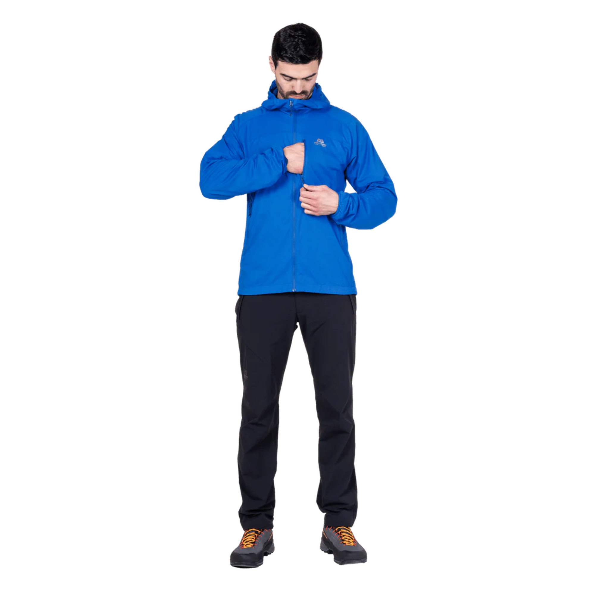 Mountain Equipment Men's Aerotherm Hooded Softshell Jacket (Atlantic Blue)
