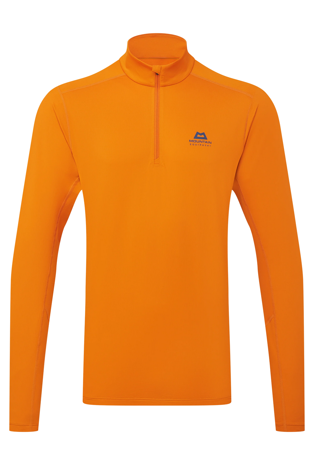 Mountain Equipment Men's Cerrig Long Sleeve Quarter Zip Technical Top (Rust)