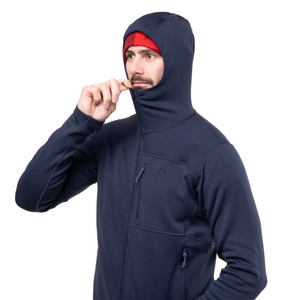 Mountain Equipment Men's Durian Hooded Full Zip Fleece (Cosmos)