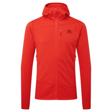 Load image into Gallery viewer, Mountain Equipment Men&#39;s Durian Hooded Full Zip Fleece (Chili Red)
