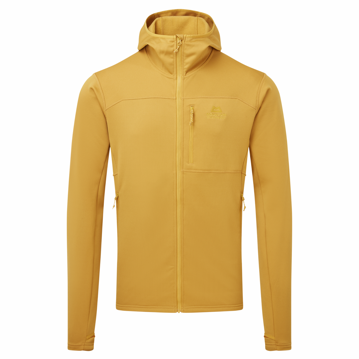 Mountain Equipment Men's Durian Hooded Full Zip Fleece Jacket Me-02312 Mustard ME-008029