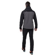 Load image into Gallery viewer, Mountain Equipment Men&#39;s Frontier Hooded Softshell Jacket (Anvil Grey/Black)

