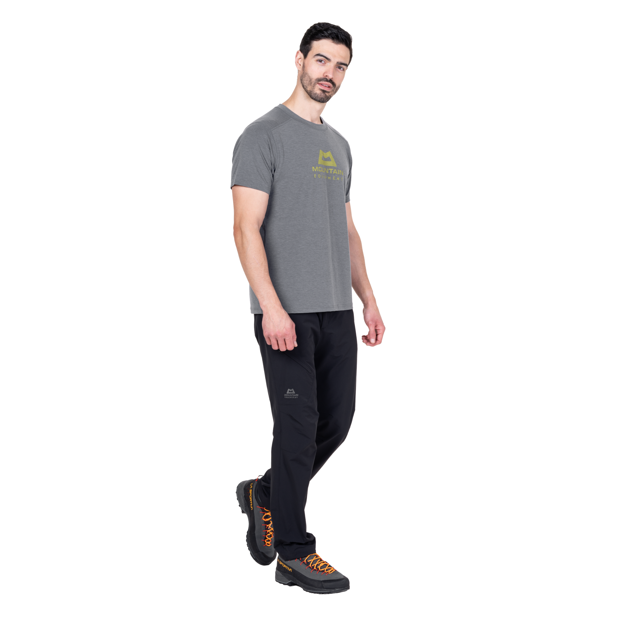 Mountain Equipment Men's Headpoint Emblem Technical Tee (Flint Grey)
