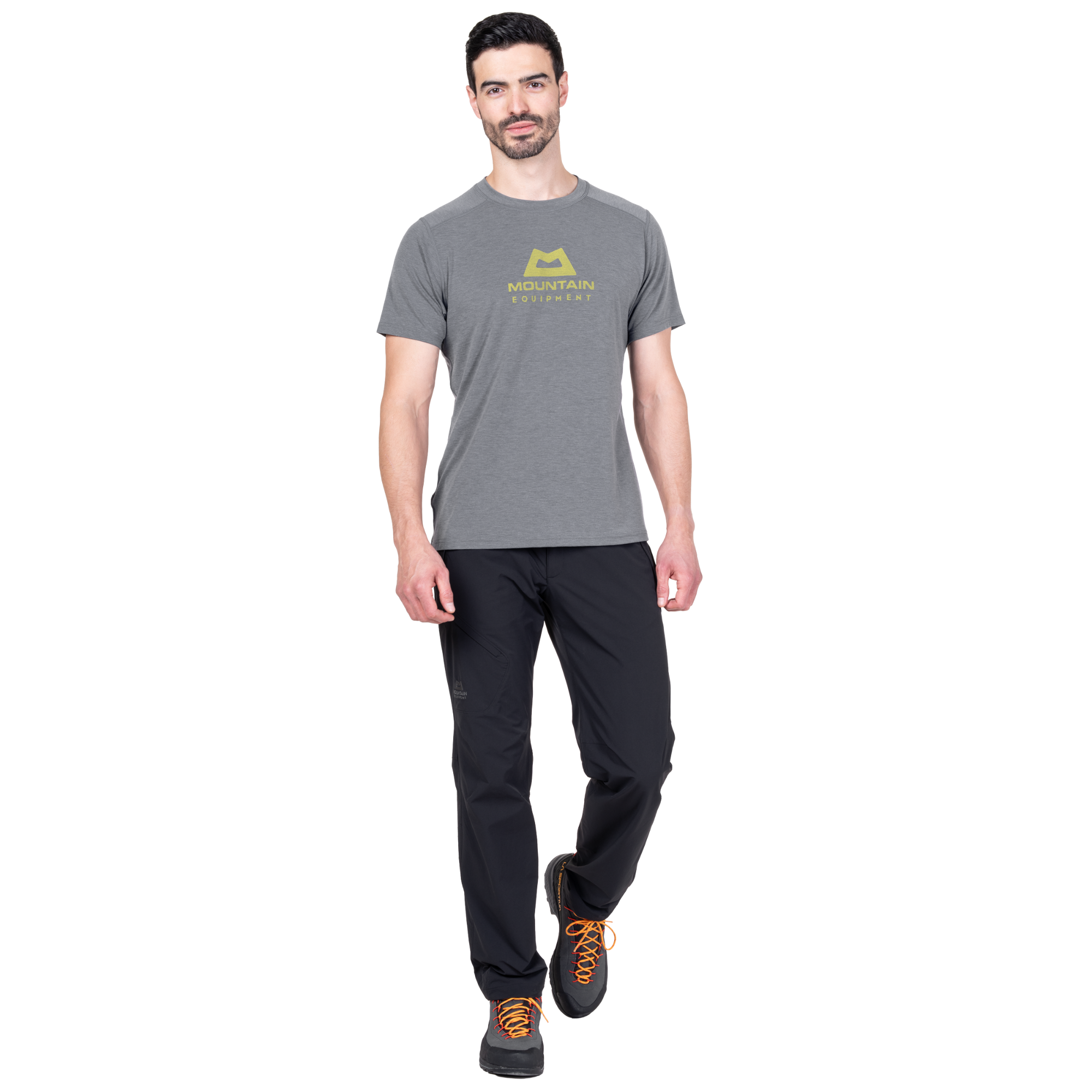 Mountain Equipment Men's Headpoint Emblem Technical Tee (Flint Grey)