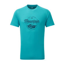 Load image into Gallery viewer, Mountain Equipment Men&#39;s Headpoint Script Technical Tee (Topaz)
