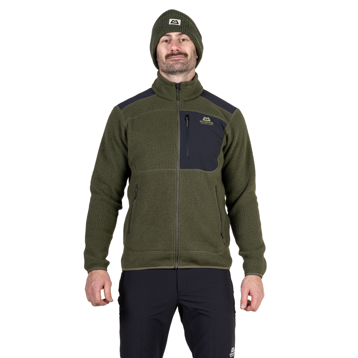 Mountain Equipment Men's Highpile Full Zip Fleece (Buckthorn/Black)