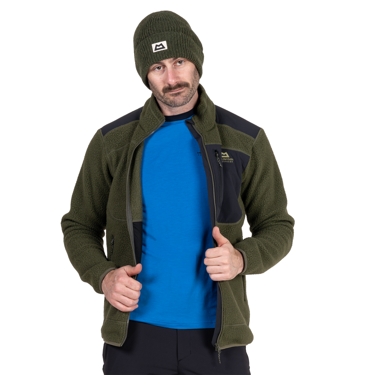 Mountain Equipment Men's Highpile Full Zip Fleece (Buckthorn/Black)