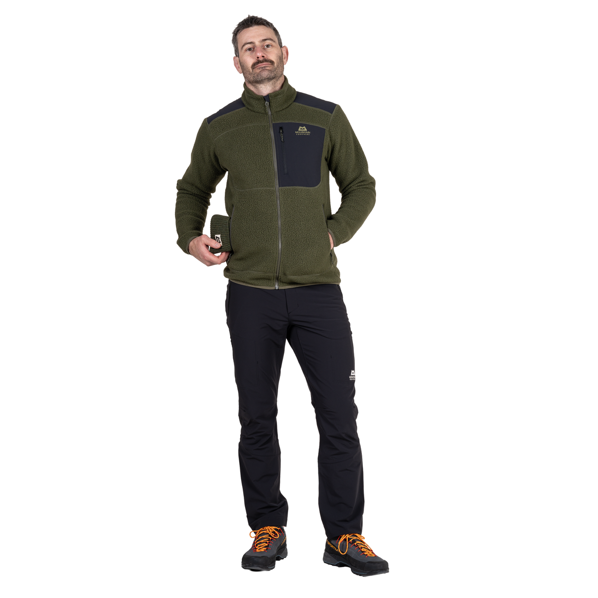 Mountain Equipment Men's Highpile Full Zip Fleece (Buckthorn/Black)