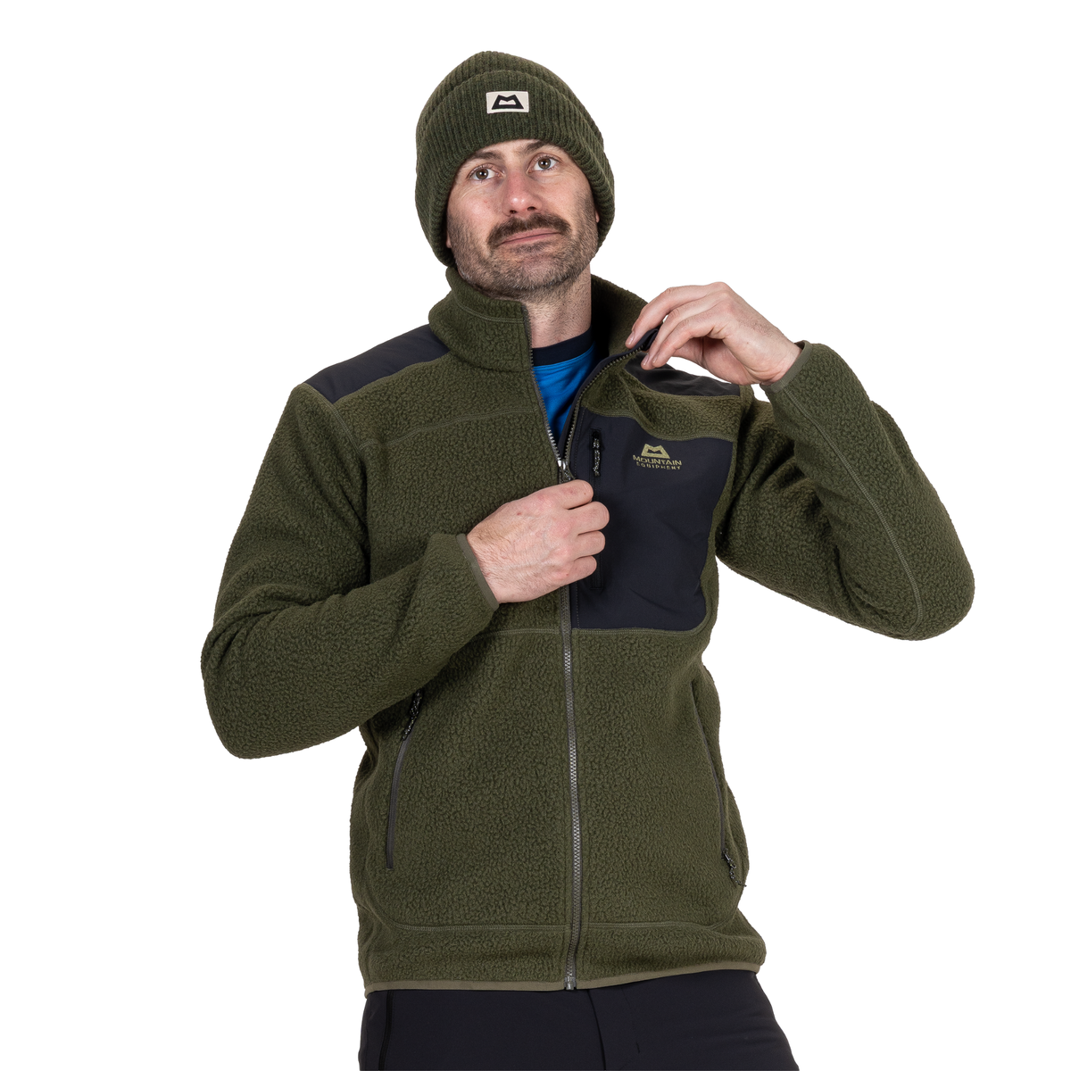 Mountain Equipment Men's Highpile Full Zip Fleece (Buckthorn/Black)