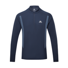 Load image into Gallery viewer, Mountain Equipment Men&#39;s Ignis Long Sleeve Half Zip Technical Top (Cosmos/Dusk)
