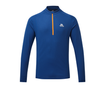 Load image into Gallery viewer, Mountain Equipment Men&#39;s Ignis Long Sleeve Zip Technical Tee (Admiral Blue)
