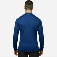 Load image into Gallery viewer, Mountain Equipment Men&#39;s Ignis Long Sleeve Zip Technical Tee (Admiral Blue)
