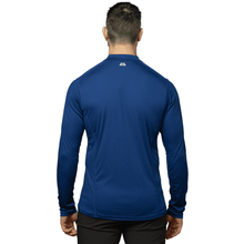 Load image into Gallery viewer, Mountain Equipment Men&#39;s Ignis Long Sleeve Zip Technical Tee (Admiral Blue)
