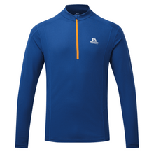 Load image into Gallery viewer, Mountain Equipment Men&#39;s Ignis Long Sleeve Zip Technical Tee (Admiral Blue)
