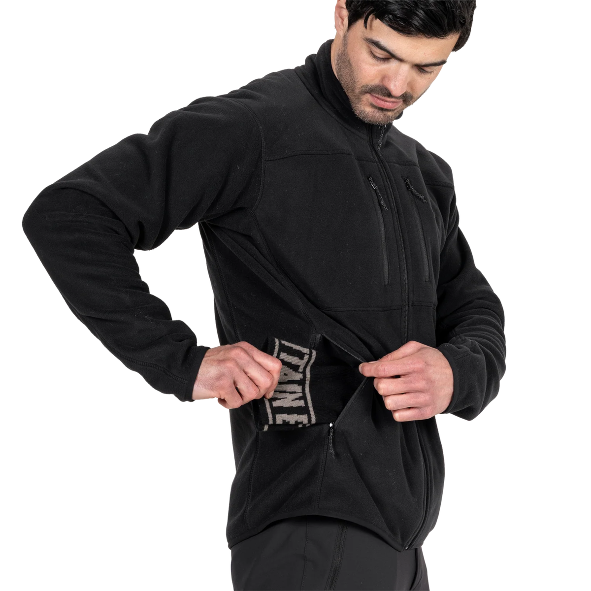Mountain Equipment Men's Indus Full Zip Fleece (Black)