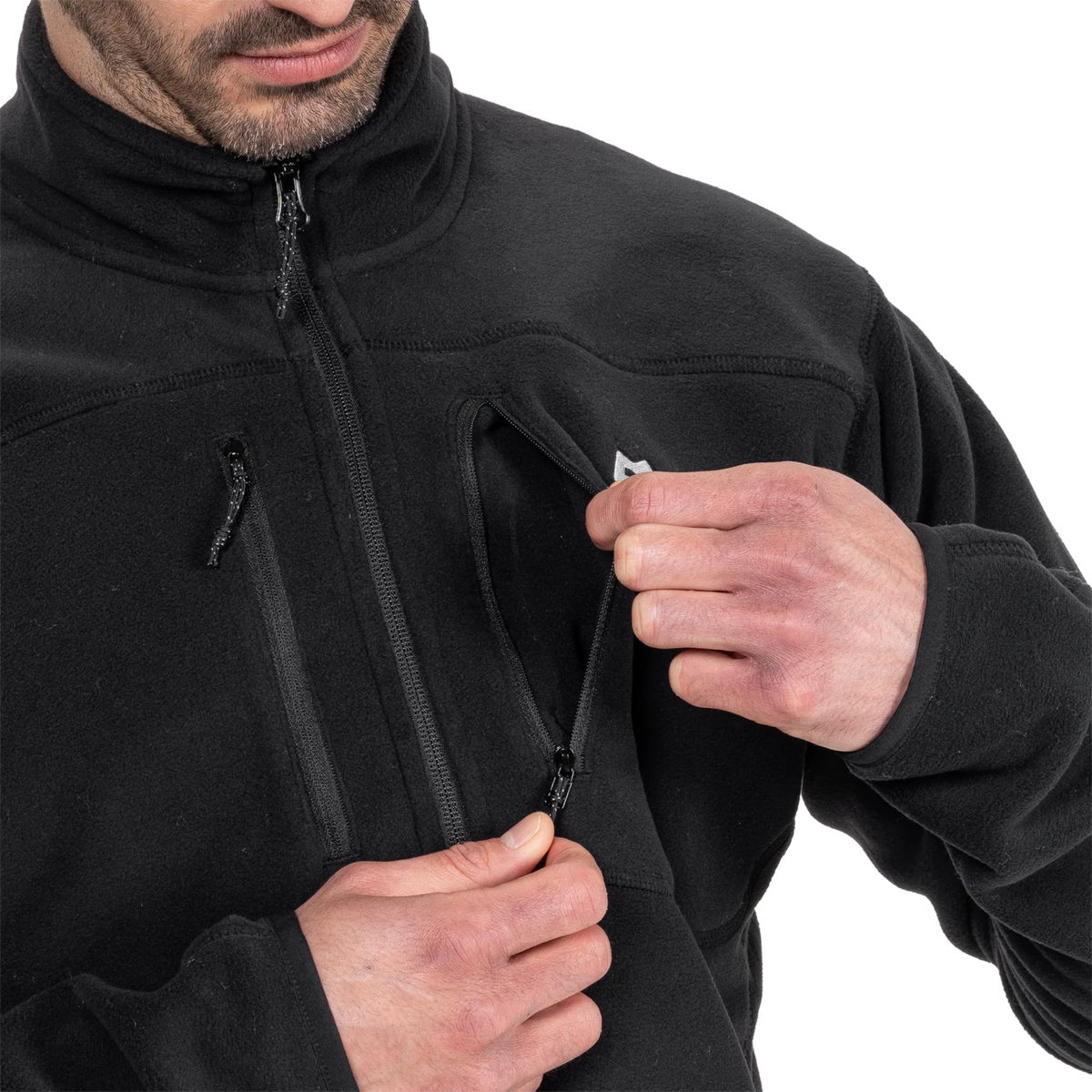 Mountain Equipment Men's Indus Full Zip Fleece (Black)